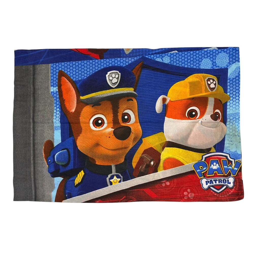 Paw Patrol All Hands On Deck Dogs Standard Double Sided Pillowcase Lot of 2